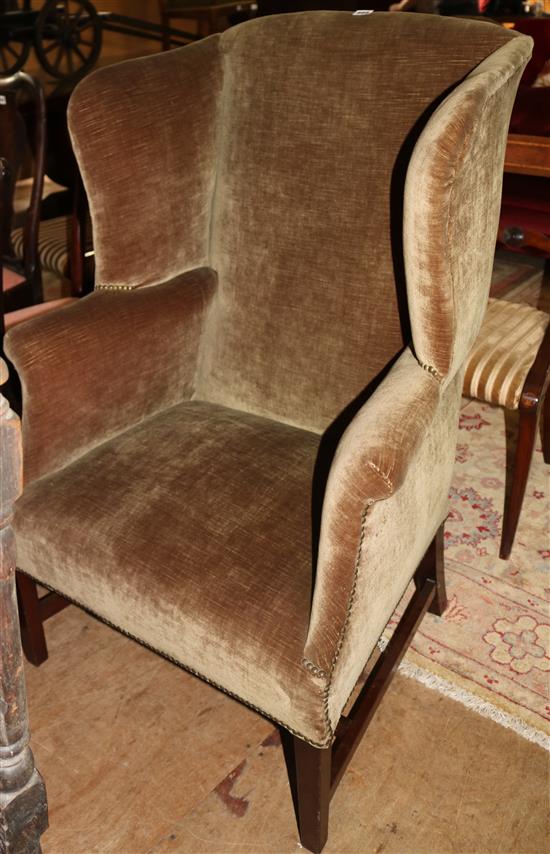 Wing armchair